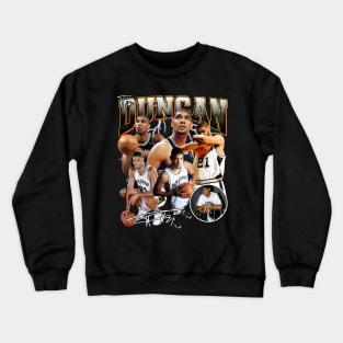 Tim Duncan The Big Fundamental Basketball Signature Vintage Retro 80s 90s Bootleg Rap Style Crewneck Sweatshirt